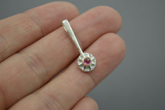 Silver with 14k Setting Sun Wands
