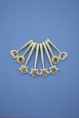 Sterling Silver Fairy Heart Wand with 2mm Gemstones Oct 2026
