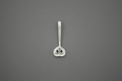 Sterling Silver Fairy Heart Wand with Montana Sapphire