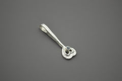 Sterling Silver Fairy Heart Wand with Montana Sapphire