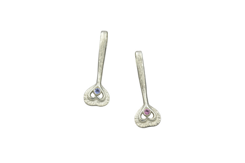 Sterling Silver Fairy Heart Wand with 2mm Gemstones Oct 2026