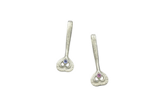Sterling Silver Fairy Heart Wand with 2mm Gemstones Oct 2026