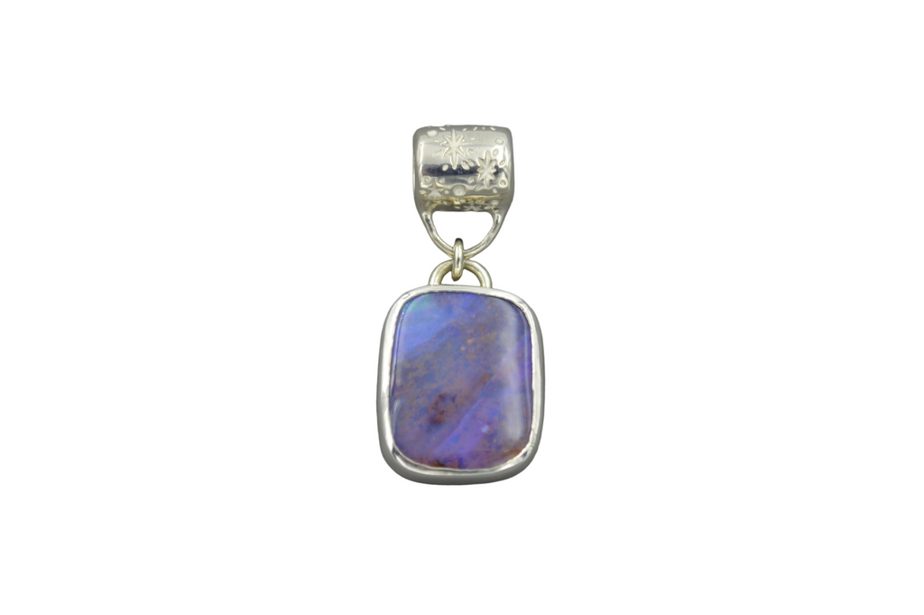 Little Star Bead with Boulder Opal Pendant