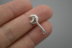 Moon Wand with Gemstones Nov 2025