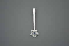 Star Wand with 2mm Blue Sapphire Cabochon