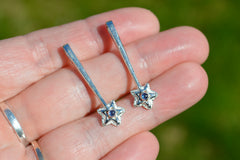 Star Wand with 2mm Blue Sapphire Cabochon