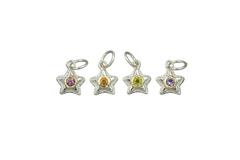 Silver Starlets with 14k Setting and 3mm Gemstones August 2026