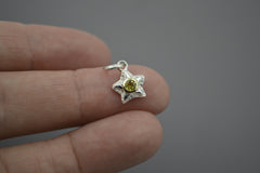 Silver Starlets with 14k Setting and 3mm Gemstones August 2026
