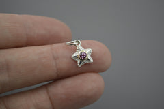 Silver Starlets with 14k Setting and 3mm Gemstones August 2026