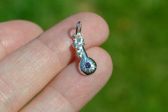 Silver Potion Bottle Charms