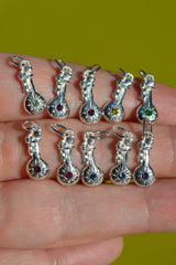 Silver Potion Bottle Charms