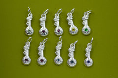 Silver Potion Bottle Charms