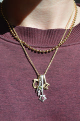 Silver Star Wands with 14k setting & Gemstones, April 2026 Drop (#7)