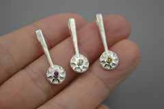 Sun Wand with 2mm Gemstones