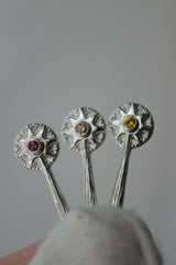 Sun Wand with 2mm Gemstones