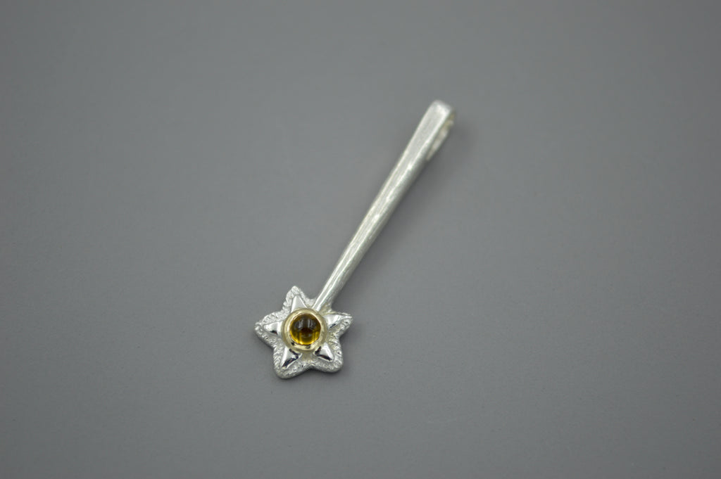 Silver Star Wands with 14k setting & Gemstones, January 2026 Drop (#5)