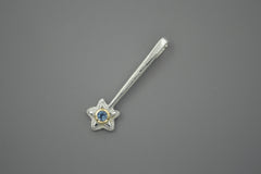Silver Star Wands with 14k setting & Gemstones, January 2026 Drop (#5)