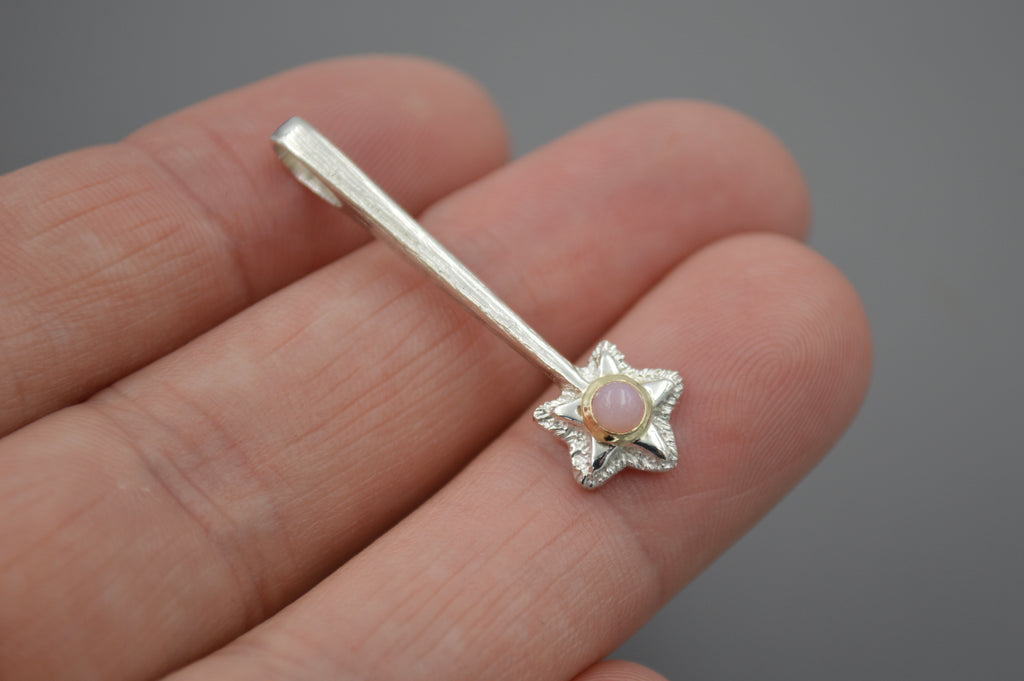 Silver Star Wands with 14k setting & Gemstones, May 2026 Drop (#8)