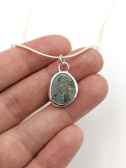 Long Island North Shore Beach Rock Necklace on hand