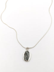 Long Island North Shore Beach Rock Necklace