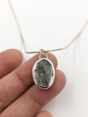 Long Island North Shore Beach Rock Necklace on hand