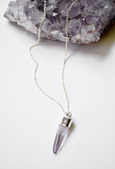 Amethyst Point Necklace