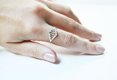 Silver Arcade Ring