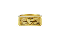 Gold Follow Your Heart Ring