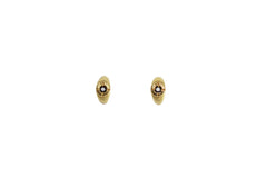 Gold Bright Eye Earrings