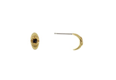 Gold Bright Eye Earrings