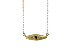 Gold Bright Eye Necklace