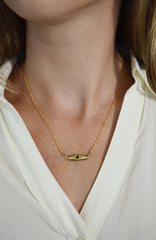 Gold Bright Eye Necklace