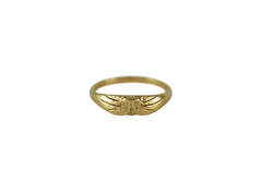 14K Yellow Gold Cat Ring