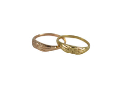 14K Gold Cat Rings