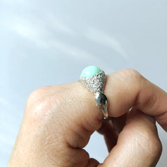 Serenity Ring - Mint Chrysoprase - sz. 7.5