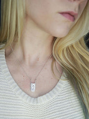 Silver Night Sky Pendant Necklace