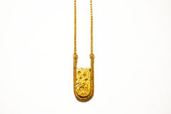Gold Night Sky Pendant Necklace