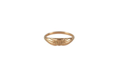 14K Rose Gold Cat Ring