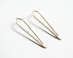 Gold Dagger Earrings
