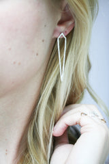 Silver Dagger Earrings