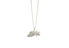 silver shooting star necklace 