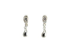 Silver Teary Eye Earrings