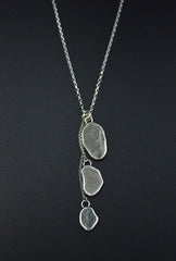 Cascading Beach Stone Necklace #5