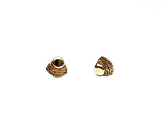 Small Gold Sun Stud Earrings