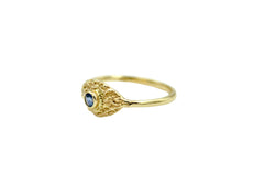 14k Water Ring with Montana Sapphire